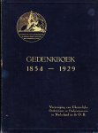 Diversen - Gedenkboek 1854 - 1929  Vereeniging van Christelijke Onderwijzers en Onderwijzeressen In Nederland en de O.B.
