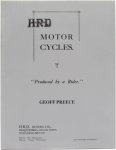 Preece Geoff - HRD, motor cycles