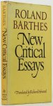 BARTHES, R. - New critical essays. Translated by Richard Howard.