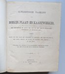 Brinkman, C. L. - Alphabetische naamlijst van boeken, plaat- en kaartwerken, die ... in Nederland uitgegeven of herdrukt zijn. 1833 tot en met 1849