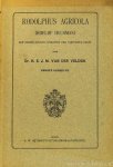 AGRICOLA, RODOLPHUS, VELDEN, H.E.J.M. VAN DER - Rodolphus Agricola (Roelof Huisman). Een Nederlandsch humanist der vijftiende eeuw. Eerste gedeelte.