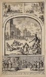 Jan Luyken (1649-1712) - [Antique title page, 1684] The persecution of the protestants in France / Vervolging van protestanten in Frankrijk, published 1684, 1 p.