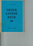  - Nederlandse keur 56 op weg naar Pasen