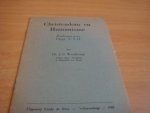 Woelderink, J.G - Christendom en humanisme - Predicatie over Filipp. 2 vers 9-11