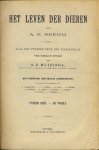 Brehm, A.E. - Het Leven der Dieren. Voor Nederland bewerkt door S.P.Huizinga naar den Tweeden Druk der Volksuitgaaf. Met ongeveer 1200 fraaie afbeeldingen (gravures!). Tweede Deel - De Vogels