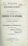 ONDERWIJS & OPVOEDING - Nieuwe Bijdragen, ter bevordering van het Onderwijs en de Opvoeding, voornamelijk met betrekking tot de Lagere Scholen in het Koningrijk der Nederlanden, voor den Jare 1859. - [Compleet jaar]