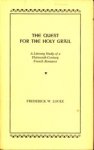 LOCKE, FREDERIC W - The Quest for the holy Grail