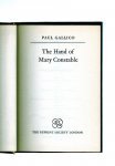 Gallico ,Paul - The  hand of Mary Constable