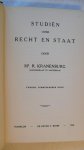 Kranenburg Mr. R. - Studien over Recht en Staat