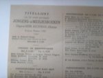 Prijscourant 1927 - 1927 Titellijst van de meest gevraagde Jongens- & Meisjesboeken. Uitgave Gebr. Kluitman Alkmaar