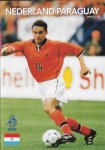  - Programmaboekje oefenwedstrijd Nederland-Paraguay WK 1998