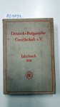 von Massow [Hrsg.], Ewald: - Jahrbuch 1938 der Deutsch-Bulgarischen Gesellschaft .e.V.