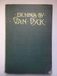 Shaw Sparrow, Walter (ed.). - Etchings by Van Dyck. Twenty four plates in Rembrandt photogravure. The full size of the rare first states.