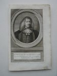 antique print (prent) - Hieronimus van Beverningk, Thesaurier generaal der vereenigende Nederlanden.
