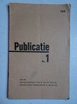  - Publicatie van het wetenschappelijk bureau van de sociaal-democratische arbeiderspartij in Nederland. De nrs. 1, 3 en 4.