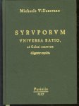 Miguel Servet, Ana Gómez Rabal - Syruporum universa ratio