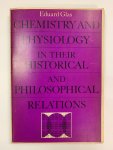 Eduard Glas - Chemistrty and physiology in their historical and philosophical relations