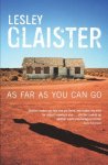 Lesley Glaister, Lesley Glaister - As Far As You Can Go
