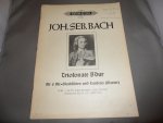 Bach, Johann Sebastian - Triosonate B-dur für 2 Alt-Blockflöten und Cembalo (Klavier)