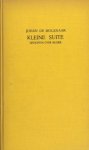 Molenaar, Johan de. - Kleine suite. Gedichten over muziek.
