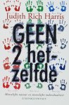 Judith Rich Harris - Geen twee hetzelfde menselijke natuur en menselijke individualiteit