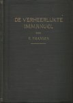 Fransen, E. - De Verheerlijkte Immanuel (...)