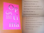 Red. - Optima, nr. 35. Tiende jaargang, nummer 2, September 1992. Maarten Asscher, Huub Beurskens, Willem Brakman, Michael Zeeman.