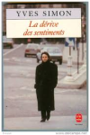 Simon, Yves - LA DÉRIVE DES SENTIMENTS