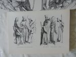 Braun AND Schneider - Historic Costume in Pictures . ( Over 1450 Costumes on 125 Plates . ) Over 1,450 costumed figures in clearly detailed engravings-from dawn of civilization to end of 19th century. Many folk costumes