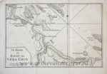 Isaak Tirion (1705-1765) - [Antique print, cartography] De Reede en Haven (harbour) van Vera Cruz (Mexico), published 1765.