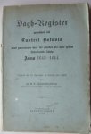 Colenbrander, H.T. - Dagh-Register gehonden int Casteel Batavia vant passerende daer ter plaetse als over geheel Nederlandts-India Anno 1643-44