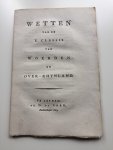 Synodaal, Classicaal Bestuur - Wetten van de E. Classis van Woerden en Over-Rhynland.
