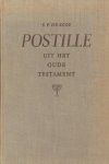 Roos, S.P. de - Roos, S.P. de-Postille uit het Oude Testament