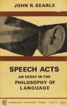 SEARLE, J.R. - Speech acts. An essay in the philosophy of language.