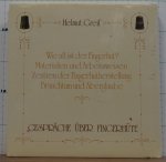 Greif, Helmut - gesprache uber fingerhute - gespräche über fingerhüte