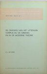 Vries, G.J. de. - De omvang van het litteraire corpus bij de Grieken in de moderne theorie.