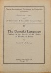 LORIMER, D.L.R. - The Dumaki language. Outlines of the speech of the Doma or Bericho,  of Hunza.