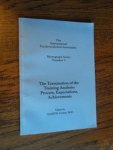 Cooper, Arnold M. M.D. - The Termination of the Training Analysis. Process, Expectations, Achievements. International Psychoanalytical Association Monograph Series No. 5.