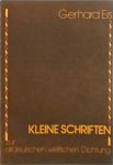 Gerhard Eis - Kleine Schriften zur Altdeutschen Weltlichen Dichtung