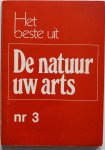  - Het beste uit De natuur uw arts Nr 3 met krantenknipsel Tijdschrift samenvatting uit jaargangen 1980-1981