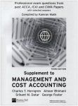 Kamran Malik - Management and Cost Accounting Professional Question Supplem
