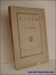 TEIRLINCK, Is.; - CILIA I,