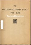 Winkel, L.E. - De ondergrondse Pers