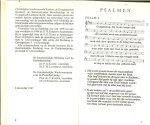 Kunst Dr.P.G. Voorzitter en Ds.F.H. Landsman Secretaris - Psalmen Nieuwe berijming van de Interkerkelijke Stichting voor de Psalmberijming  Harp op Voorplaat