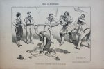 Braakensiek, Johan (1858-1940) - [Original lithograph/lithografie by Johan Braakensiek] Kreta en Griekenland, 21 Februari 1897, 1 pp.