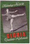 n.n. - ( Sale catalogue ) Katalog nr 9 / 52 Gloria qualitäts Rollschuhe. = Catalog nr 9/52 Gloria High Quality roller skates.