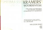 Kruyskamp  Dr. C.  en de redaktie Redaktie  van Kramer - Kramers woorden tolk