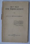MEERUM TERWOGT, P.C.E., - Het nut der wijsbegeerte. MEERUM TERWOGT, P.C.E., - Het nut der wijsbegeerte.