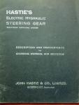 John Hastie & Co Ltd - Dexcription and instructions for Charging, Working and adjusting Electric Hydrauic Steering Gear
