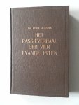 Alfrink, Bern. - Het passieverhaal der vier evangelisten Met los boekje als bijlage 63pp